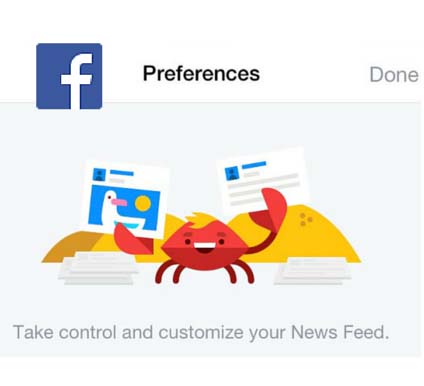 Facebook updates newsfeed preferences