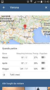 Google destinations - Quando partire