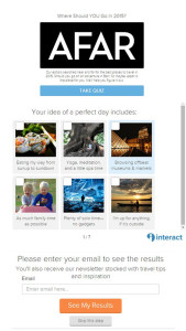 esempio AFAR - raccolta e-mail