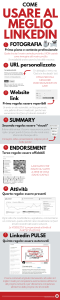 come usare Linkedin - infografica