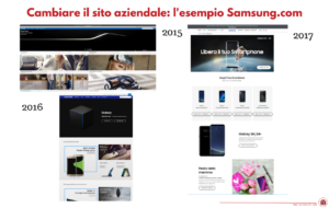 Cambiare il sito_esempio Samsung